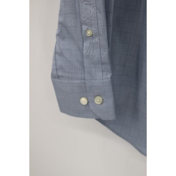 NWT Banana republic shirt Mens small non iron long sleeve button up plaid cotton - Picture 2 of 13